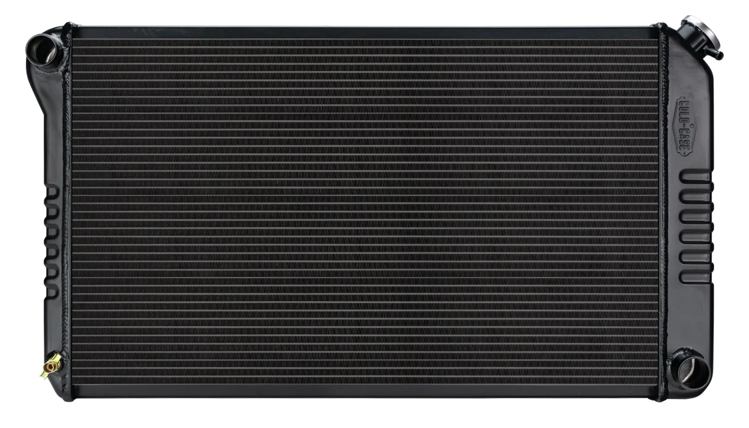 68-77 GM A-Body Manual Aluminum Radiator Black Night Rider Series